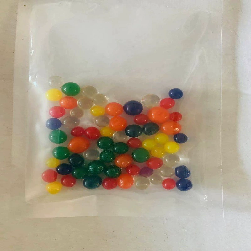 50 г Бусины Overlord в мешках Бусины для сохранения воды Следящие водопоглощающие бусины Светящиеся Пузырьковые бусины 7-8 мм Водяные бусины