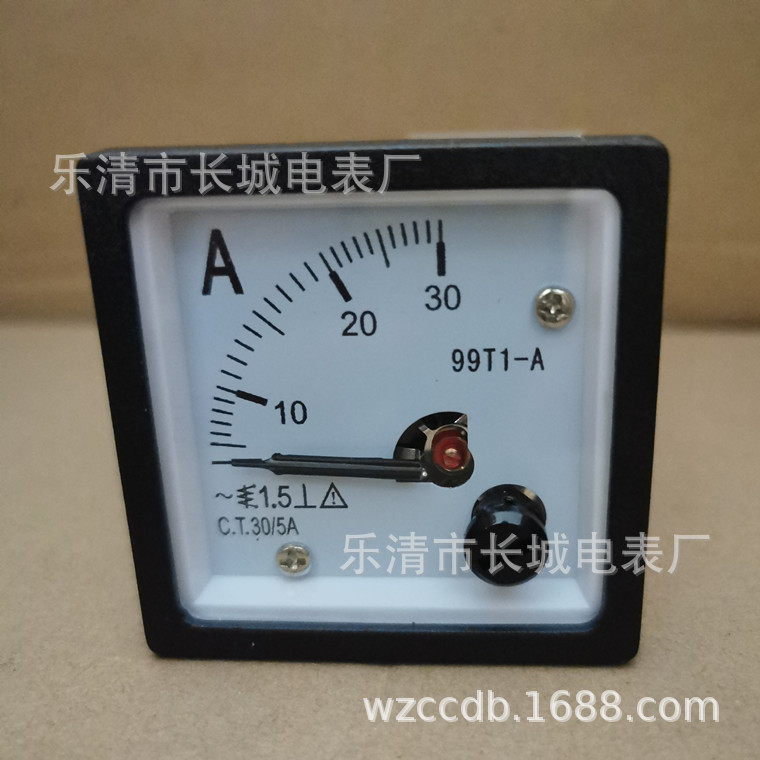 长城电表厂 99T1  30/5 交流电流表 指针式