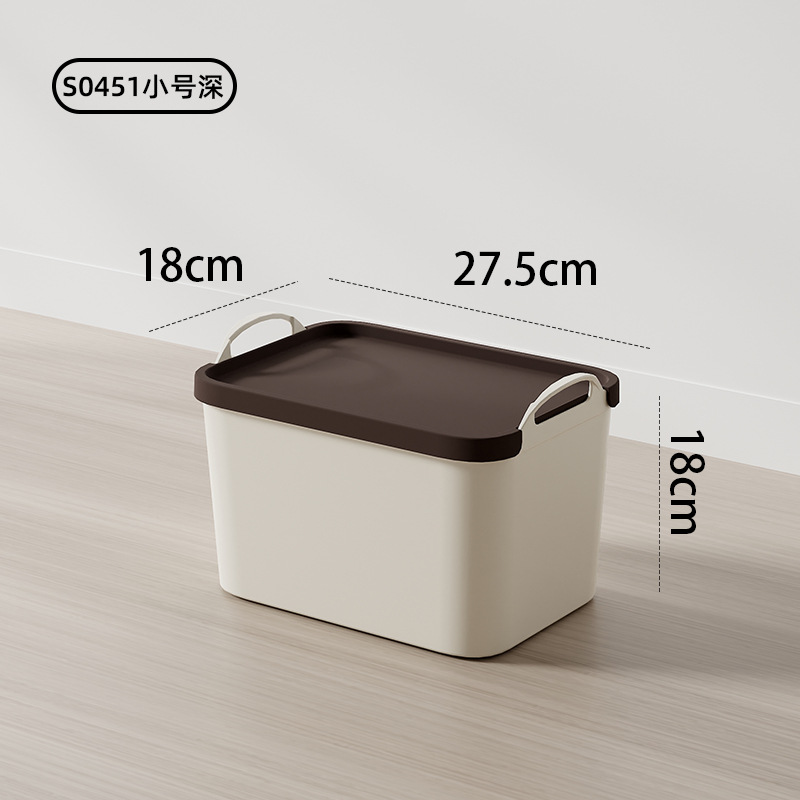 Selección estricta caja de almacenamiento de estilo crema vintage ropa para el hogar con tapa armario organizador sala de estar caja de almacenamiento de gabinete completo