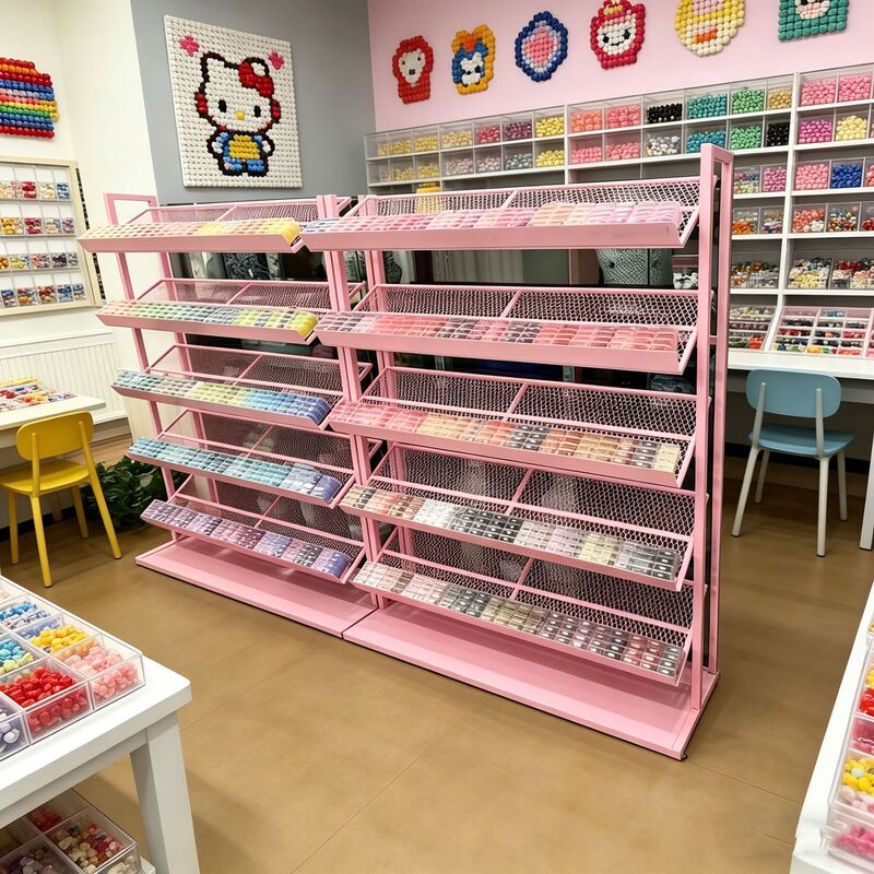 Transparent Storage and Display Rack for Seed Beads, Material Packs, and Handmade Bottle Crafts Transparent Storage and Display Rack for Seed Beads, Material Packs, and Handmade Bottle Crafts