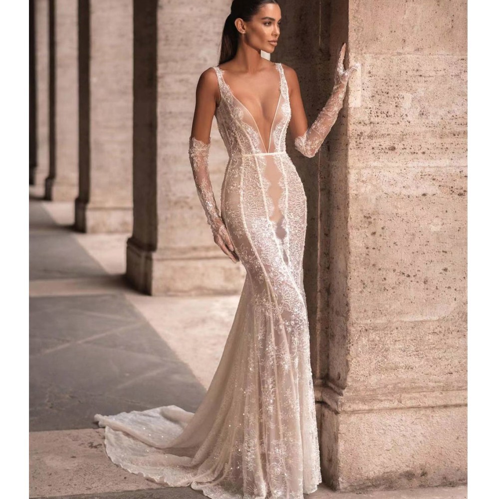 Women's clothing direct selling sexy sling beaded knee-length ball gown European designer evening dress