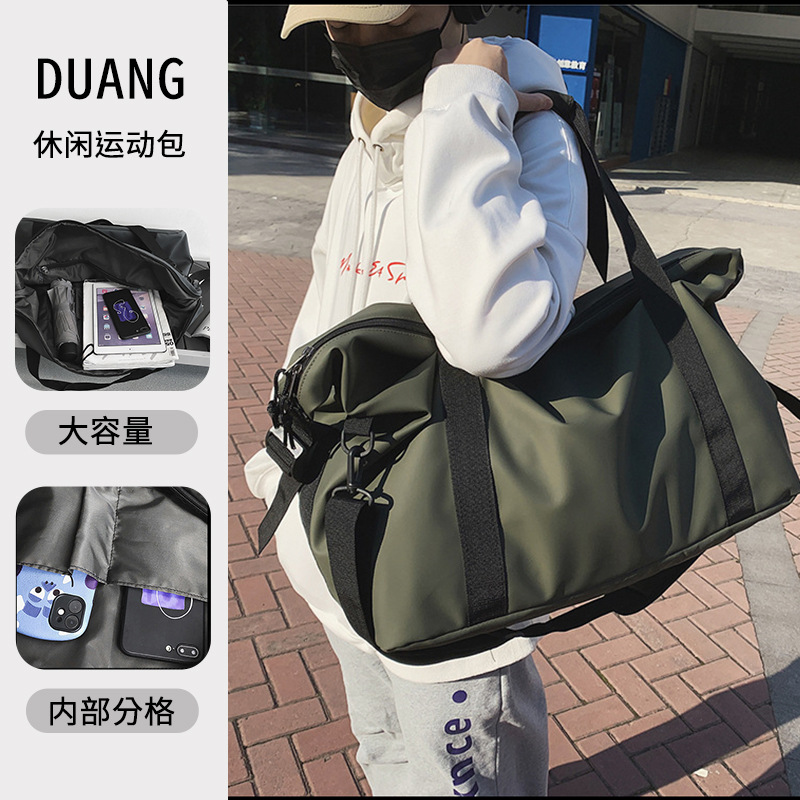 Capacious handheld sports bag