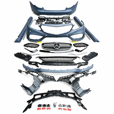 Suitable for Mercedes-Benz E-Class W212 early-stage Big Surrounded - 14-15-model-e63-front-and-rear-side-complete-set