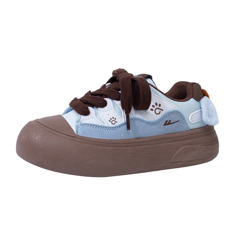 Retirada con calentamiento de lana, zapatos de invierno nuevos zapatos de mujer, zapatos de algodón bajos, zapatos de estilo de perro lindos, zapatos de estudiante