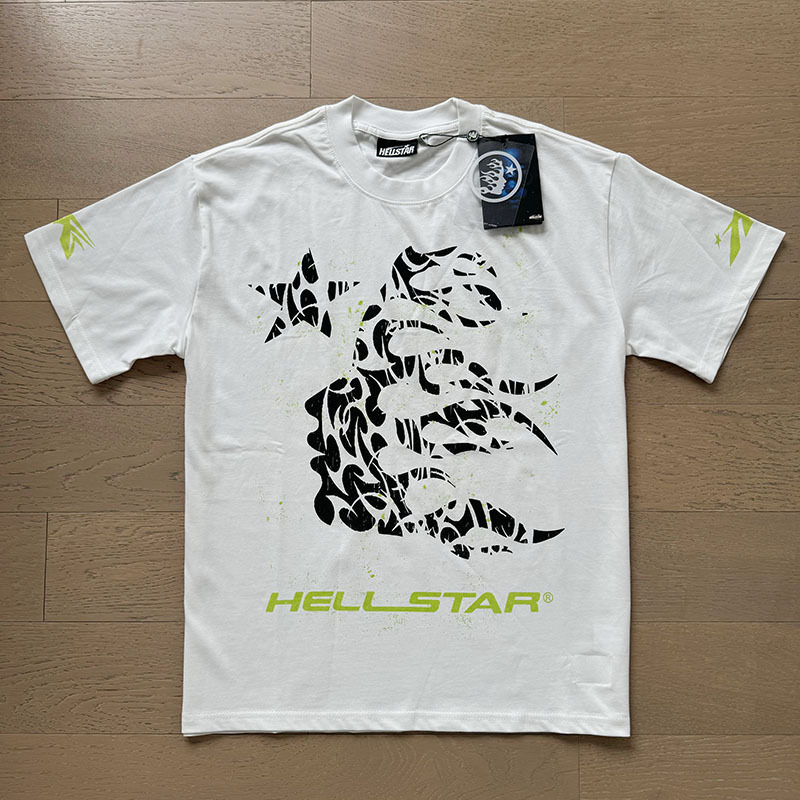 新型美潮Hの星シリーズプリント双紗純綿カジュアル男女夏カジュアルゆったり半袖tシャツ|undefined