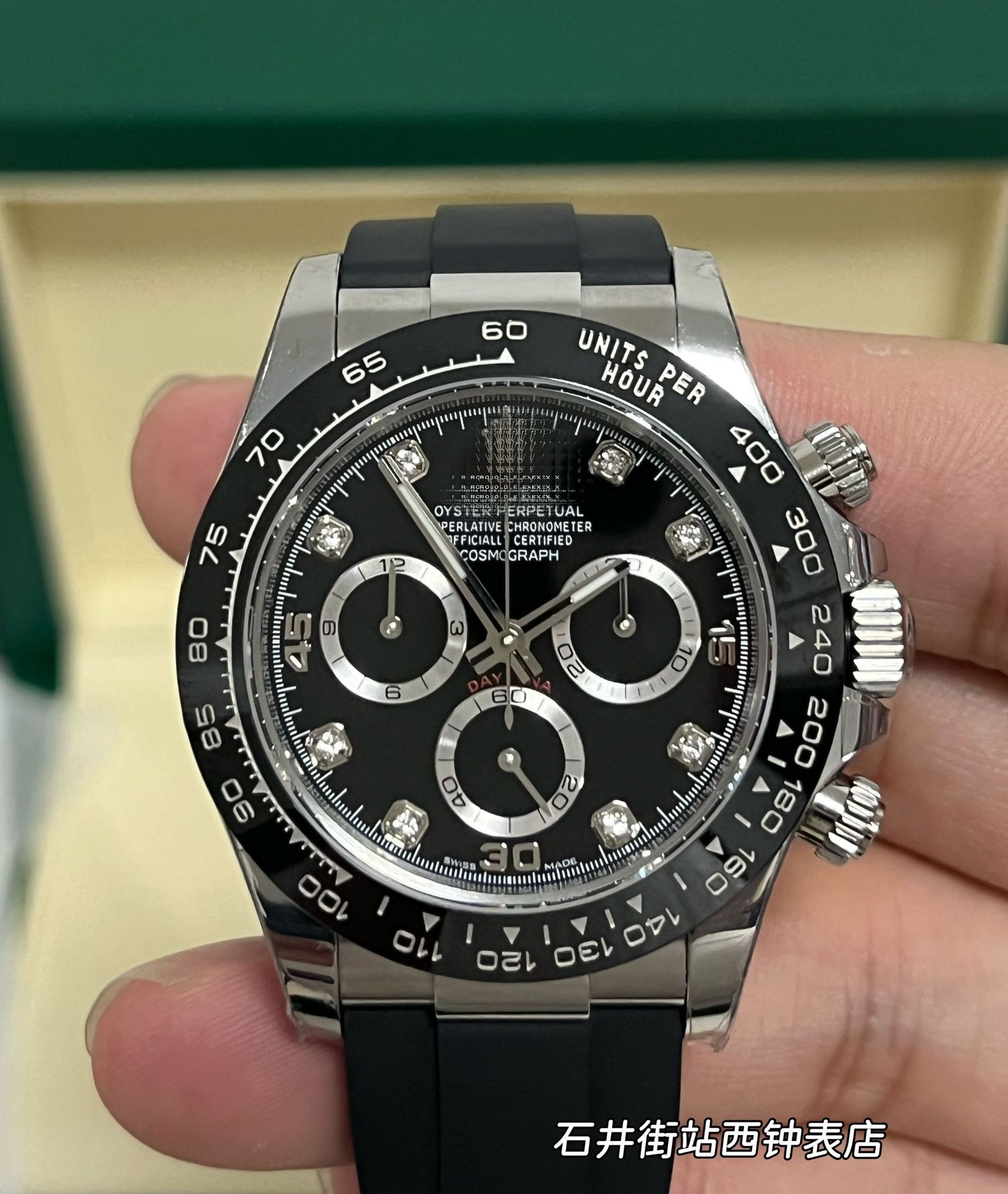 Fábrica limpia nueva DiTona multifuncional Hielo Landi4131 Panda Di cronógrafo mecánico para hombres estación independiente