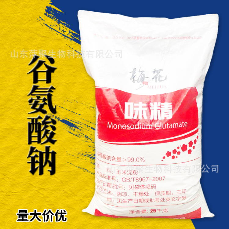 食品用谷氨酸钠 调味剂鲜味剂增味剂 DL-谷氨酸钠原料批发