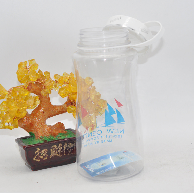 Gran capacidad de plástico taza de agua al aire libre portátil espacio en blanco taza de deportes adultos hervidor de agua 2000ML al por mayor