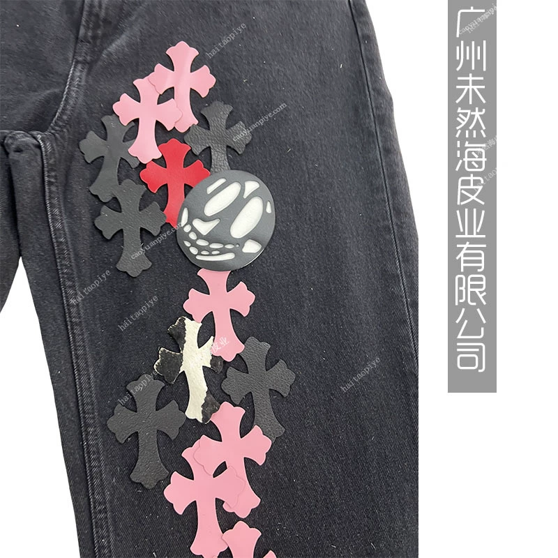 Grimur Cross-Cross Combination Set Patch Patch CH Crowe Trendy Brand Jeans 100% Partner Diy