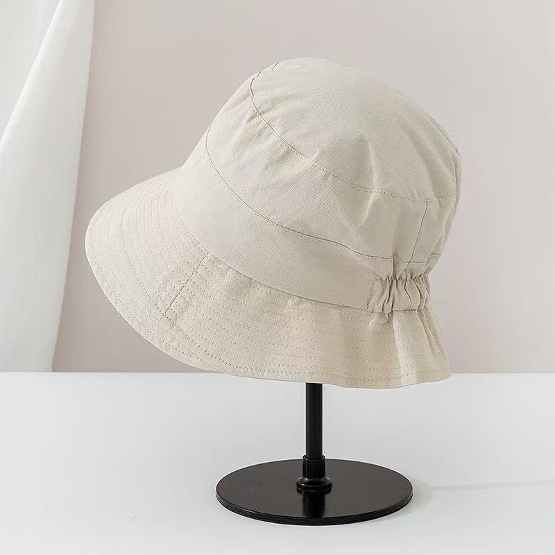 日本製多用途無地速乾性フィッシャーマンハット女性用夏用大きなつば屋外用サンバイザー帽子薄い巻き上げ可能な盆地帽子|undefined