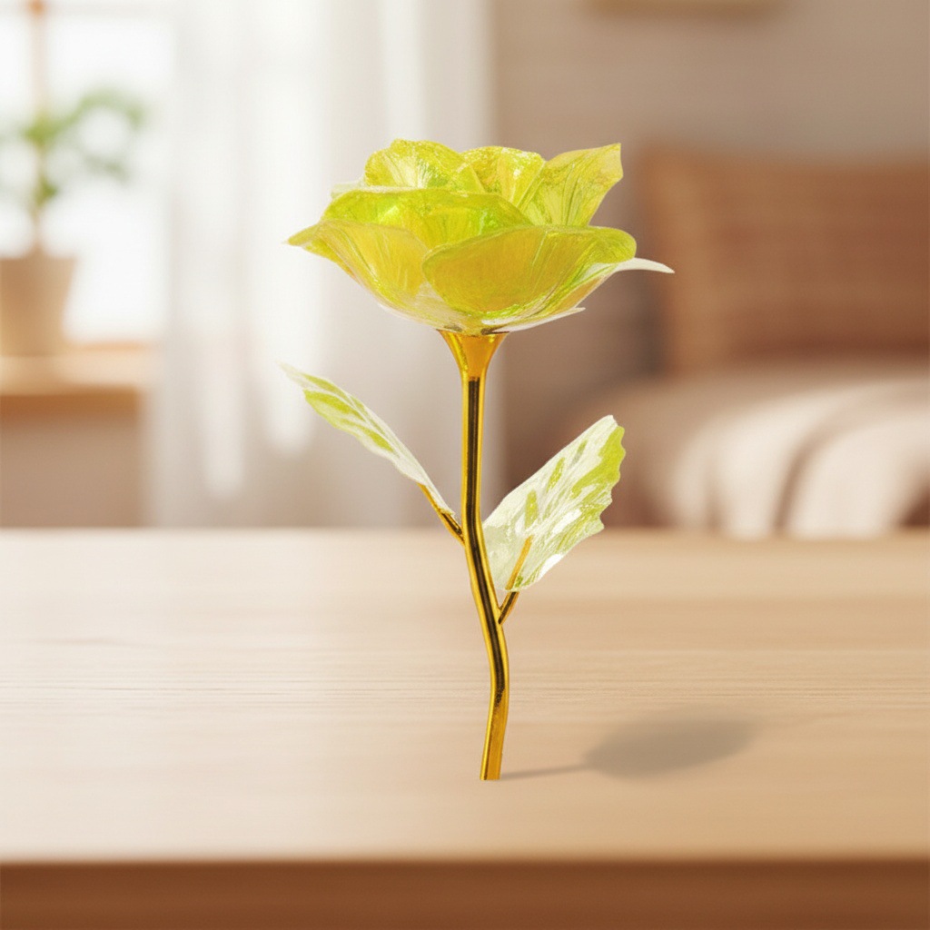 Jiao Yan flores eternas flores bonos de oro simulación del día de la madre creativo regalos del día de San Valentín regalos al por mayor transfronterizos