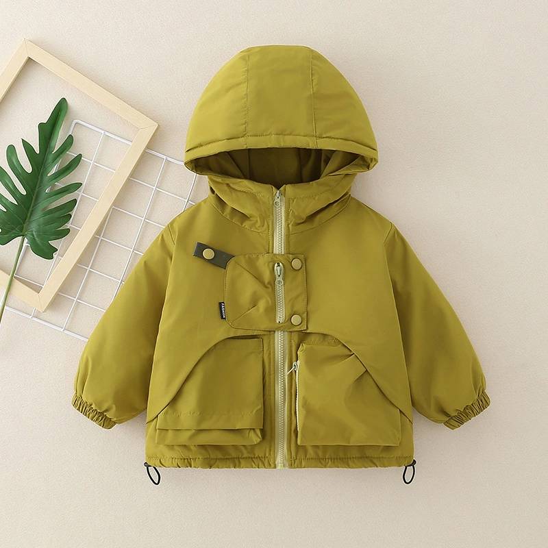 Позор кошачий дом детский хлопок куртка 2024 новый детский хлопчатобумажный куртка для мальчиков зимой корейская версия утолщения