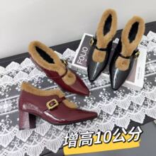 С���Ӄ�����10CM�ӽq���^ëëЬ��Ь2025�ﶬ�߸���ů��چ�Ь