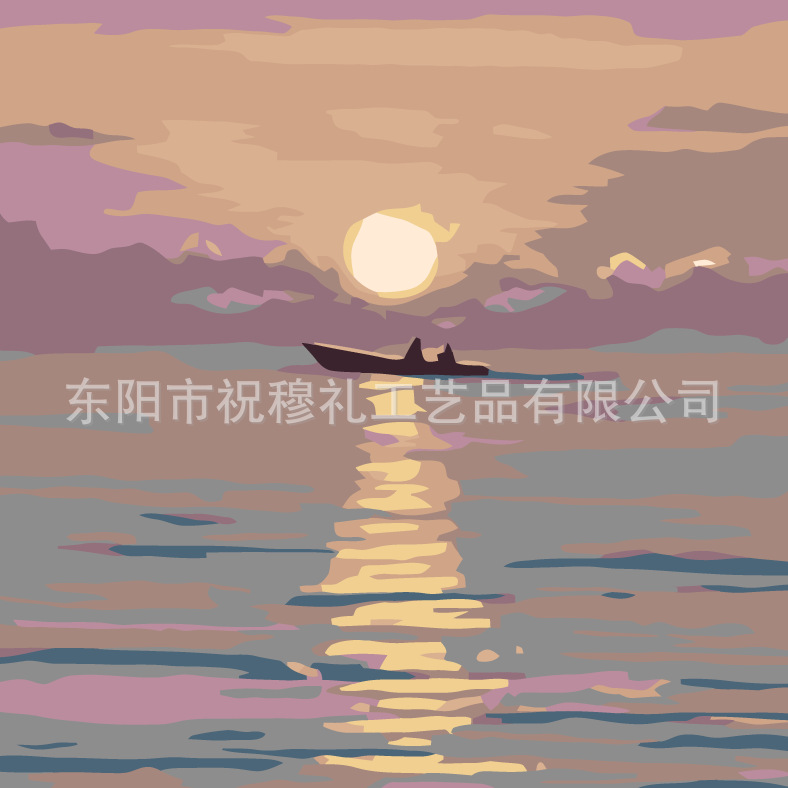 DIY digital pintura al óleo tulipán hecho a mano paisaje color pintura estudiante niños educativos color pintura relleno pintura al por mayor