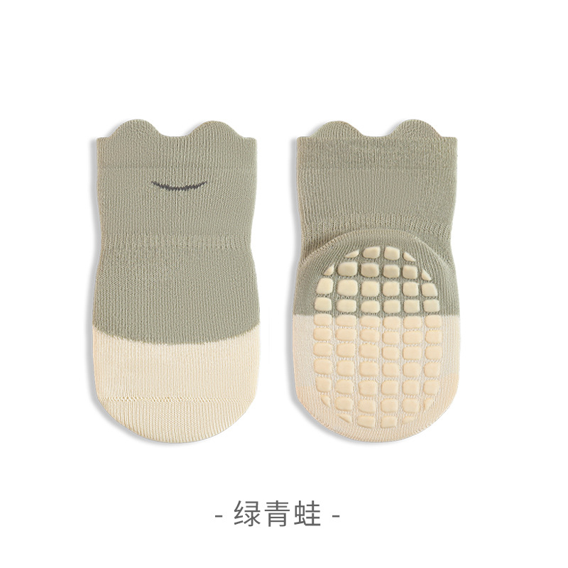 Calcetines para bebés primavera nuevos productos antideslizantes, calcetines de suelo para bebés, calcetines de algodón sin hueso para niños