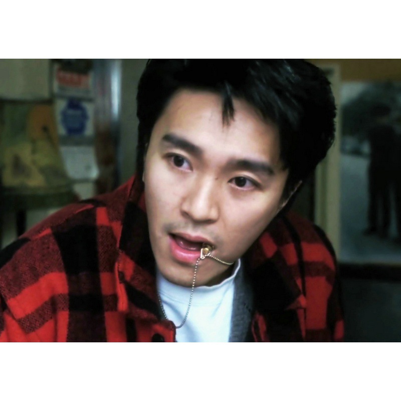 Zhou Xingchi foto de película clásica póster nostálgico retro decoración marco dormitorio pintura de pared simple