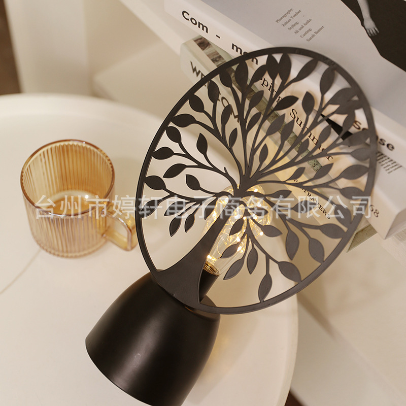 국경 LED 철 테이블 램프 야간 조명 모델링 분위기 램프 침실 데스크탑 장식품 무슬림 스타일 장식 도매