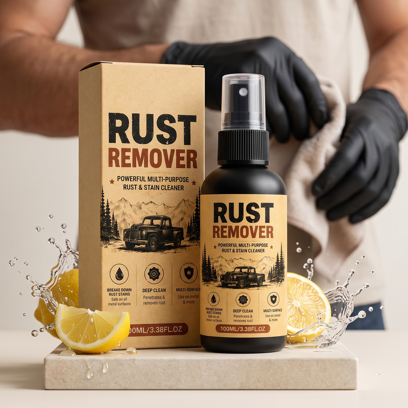 Multi-purpose rust remover, citric acid formula, effectively removes rust stains, suitable for various applications, ideal for DIY rust removal at home Multi-purpose rust remover, citric acid formula, effectively removes rust stains, suitable for various applications, ideal for DIY rust removal at home