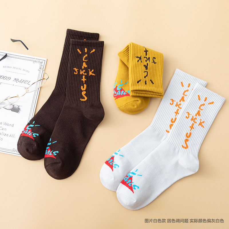 Socks Men's Air Force No. 1 Sneakers Barb Face High-top Cashew Flower Brand Women's Sports Medium ins Fashionable Socks Socks Men's Air Force No. 1 Sneakers Barb Face High-top Cashew Flower Brand Women's Sports Medium ins Fashionable Socks