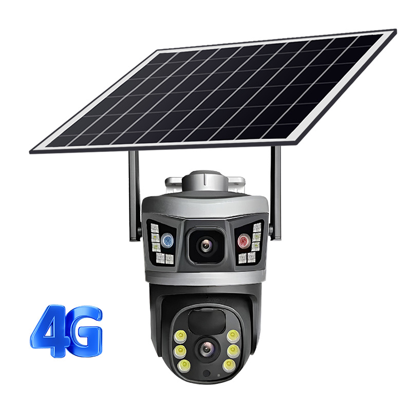 v380 solar 4G monitoreo móvil remoto al aire libre cámara binocular a prueba de agua WiFi cámara solar