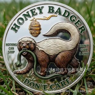 �羳�¿�Honey Badger Attitude Challenge Coin�۹ޑB�ȼo���