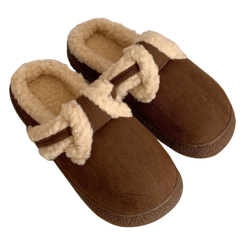 Новые модные ретро-туфли Birkenstock 2025 года: теплые, удобные, мягкие домашние тапочки для беременных из хлопка для женщин (осень-зима)