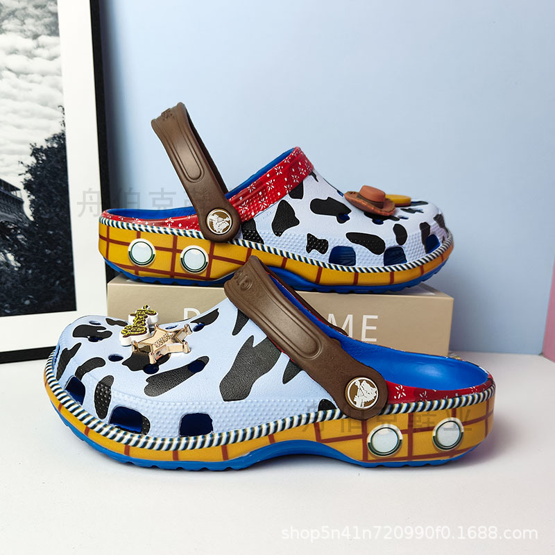 Toy Story Woody Cow Collaboration Clog Shoes Summer New Model Children's and Adult Eva Beach Sandals Toy Story Woody Cow Collaboration Clog Shoes Summer New Model Children's and Adult Eva Beach Sandals