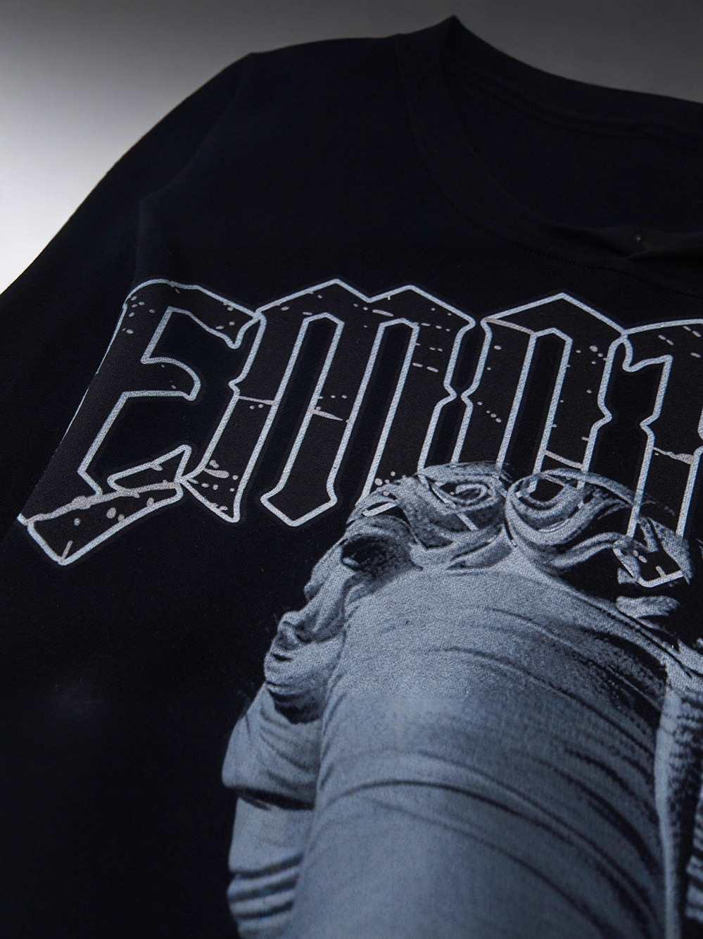 Sudadera con Capucha de Algodón M EMOTION, Estampada y de Corte Holgado | Estilo Casual
