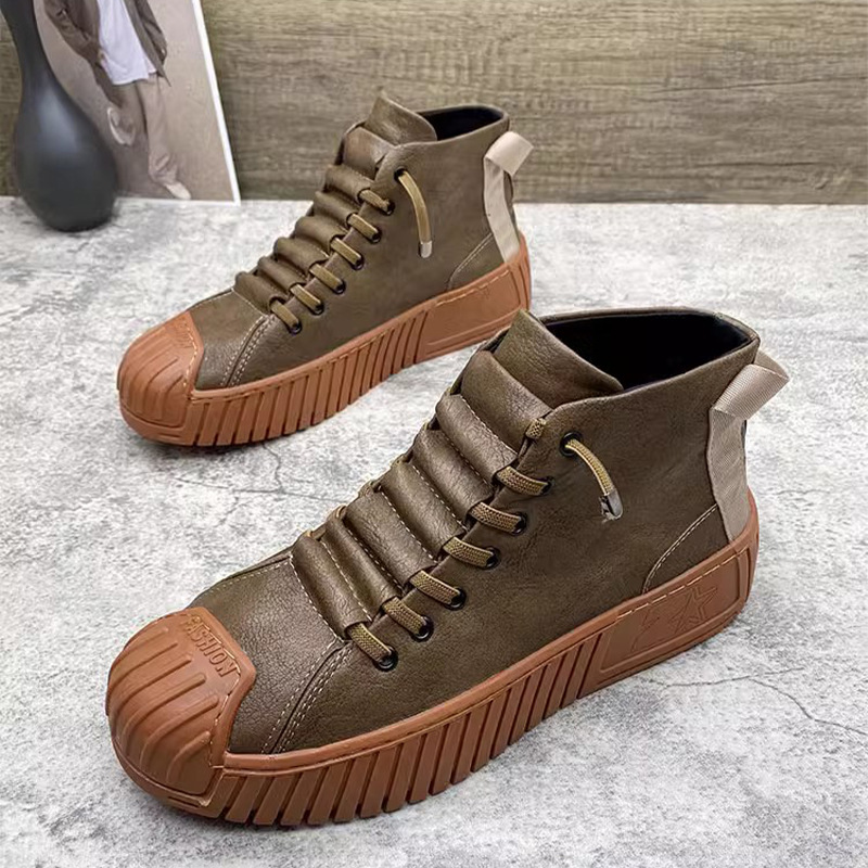 Botas Martin para hombre, estilo coreano de caña alta, zapatillas deportivas versátiles y casuales de moda, zapatos para hombre de comercio exterior transfronterizo