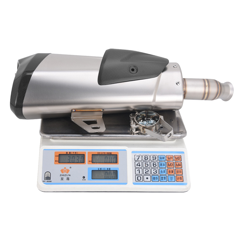 Suitable for ZONTES motorcycle scooter Zongsheng 368G DMEK exhaust pipe tail section 26-27 titanium alloy front section
