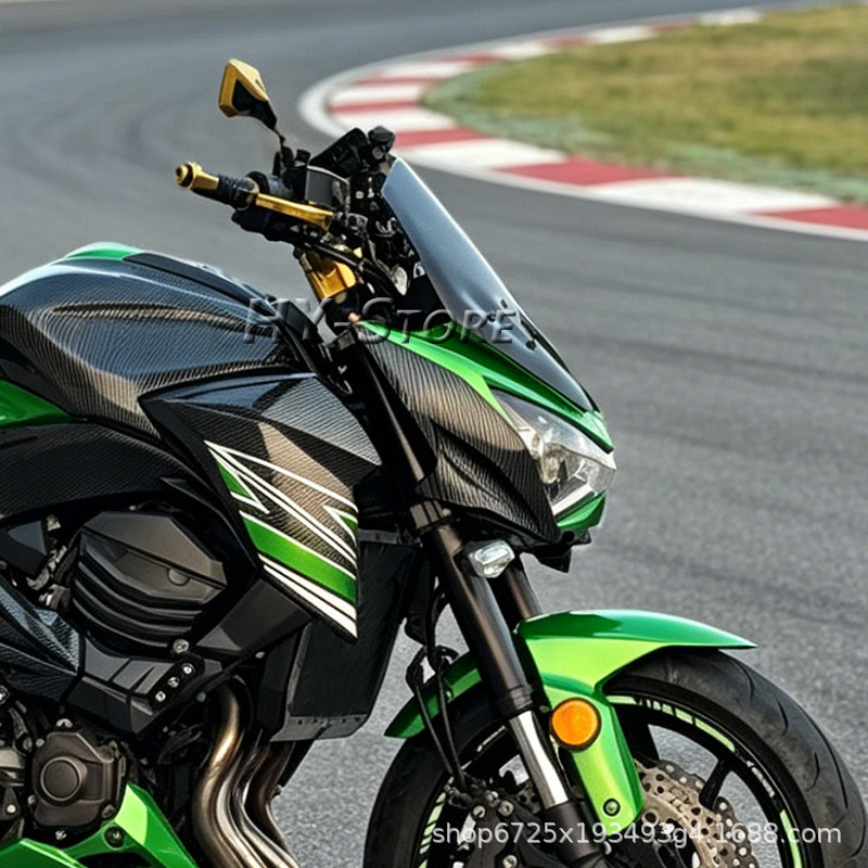 Suitable for Kawasaki Z800 2013-2016 Modified Front Windshield Heightening Competitive Windscreen Deflector