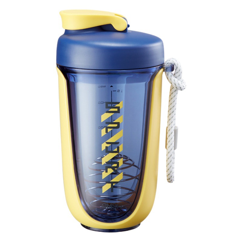 Vida de fresa creativa batido taza proteína polvo batido taza fitness deportes al aire libre taza de agua regalo femenino logotipo impreso