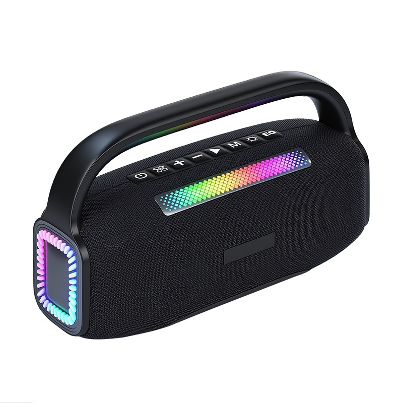 新しいストリートポータブル Bluetooth スピーカー 6.0 屋外カラオケ超サブウーファー rgb ネオンワイヤレス Bluetooth スピーカー|undefined
