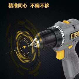小强充电钻12V锂电钻家用5212手电钻锂电无刷电钻小强电动工具