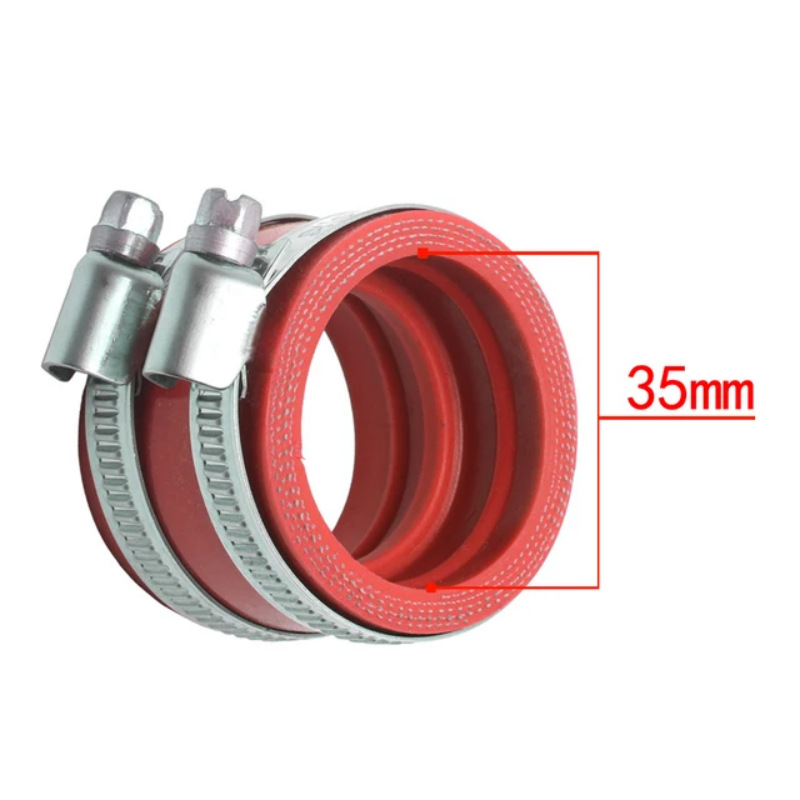 Motuoche PWK35 40mm Motorcycle Carburetor Intake Manifold Joint (Auto Parts and Accessories) - red-35mm
