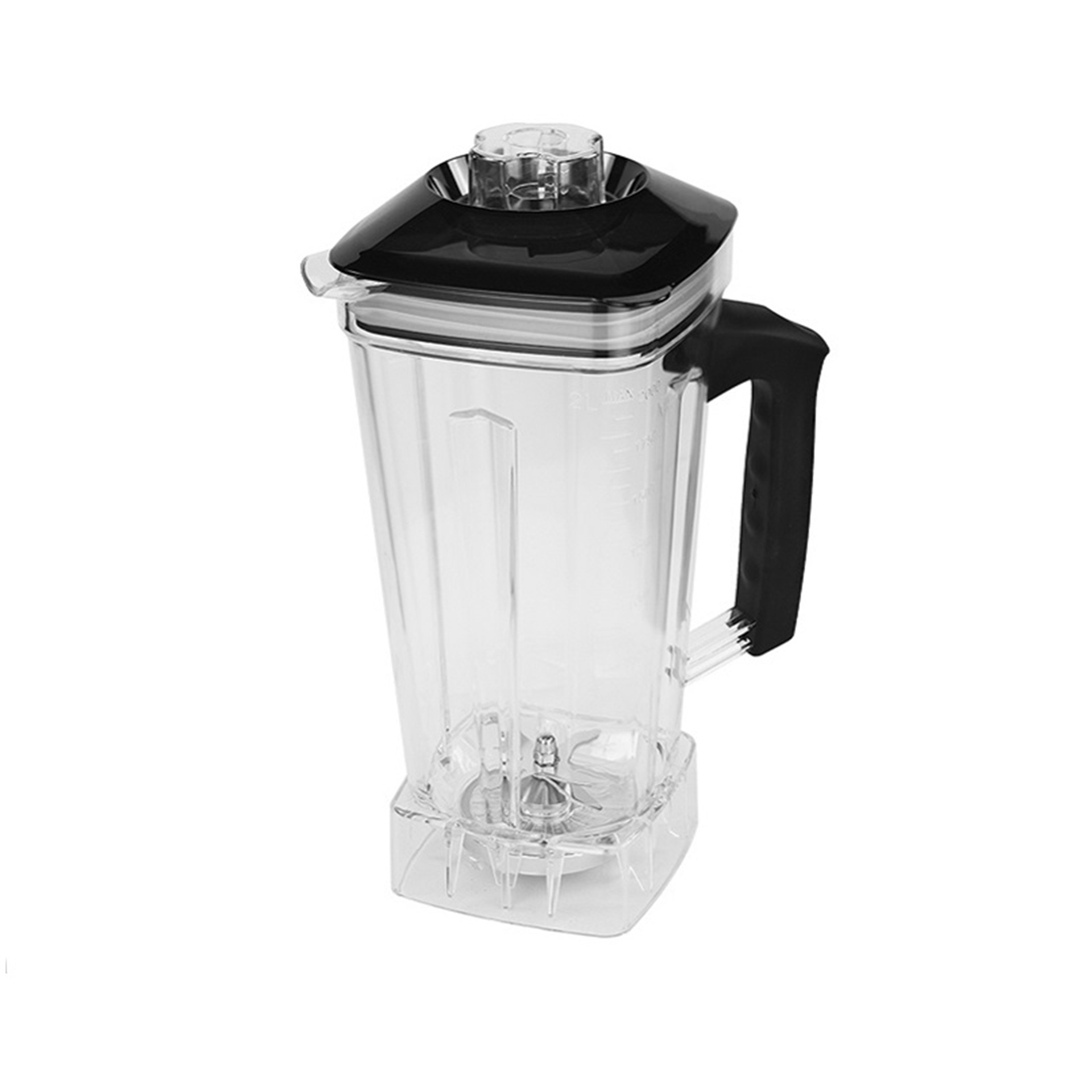 Mezclador de pared rota 2L taza de plástico con cuchillo y cubierta adaptada a BioloMix T5200 / T5300, etc. image 5