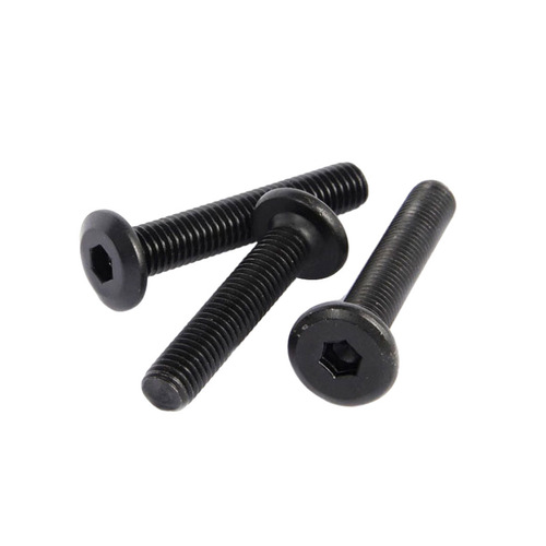 Black beveled inner hexagonal screw, bevel flat head furniture screw, bookcase shelf screw M5M6M8