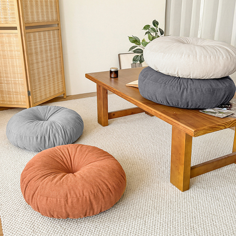 New Round Futon, New Fabric Bay Window Tatami Cushion, Japanese Chair Cushion, Balcony Window Sill Floor Seat Cushion New Round Futon, New Fabric Bay Window Tatami Cushion, Japanese Chair Cushion, Balcony Window Sill Floor Seat Cushion