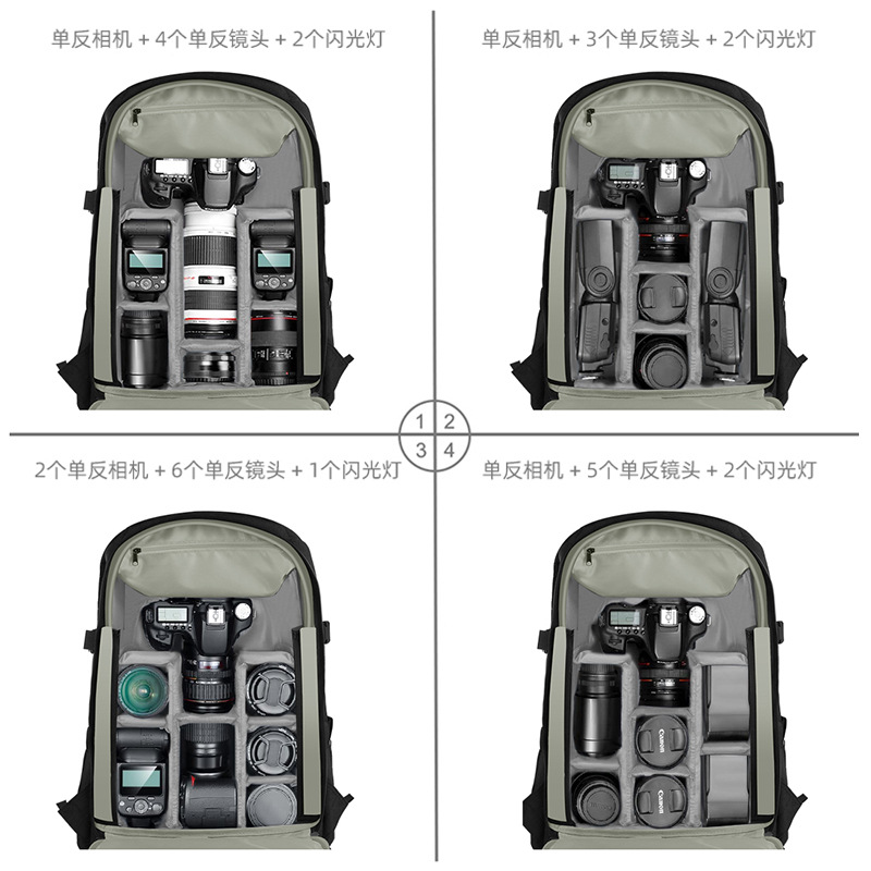 Mochila de Fotografía PULUZ para Cámara DSLR, Gimbal de Mano DJI Ronin-SC, Bolsa de Almacenamiento para Cámara Digital