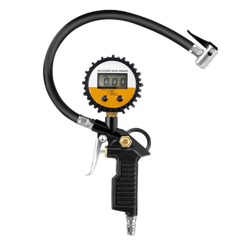 Автомобильный датчик давления в шинах Высокоточный Портативный цифровой манометр Универсальный детектор давления в шинах