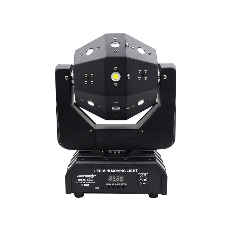 Wenjing 16 Luz de cabeza móvil giratoria Luz de barra colorida tres en uno club nocturno KTV flash Luz de disco luz láser