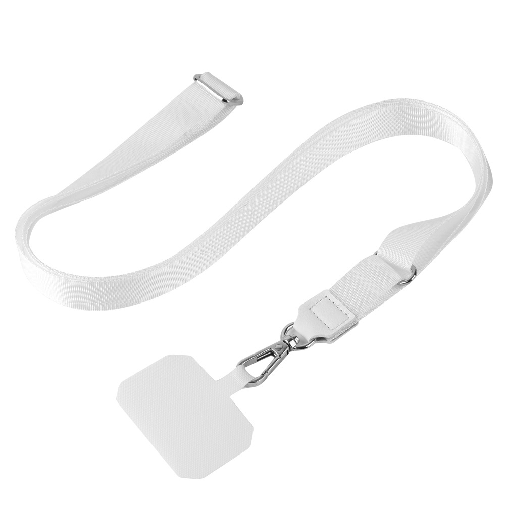 흰색 웨빙 끈 + 흰색 걸이 조각