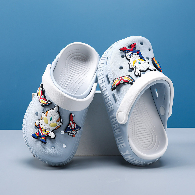 Ultraman Children's Clogs Boys' Slippers Summer New Style Boys' Indoor Non-Slip Baby and Kids' Sandals