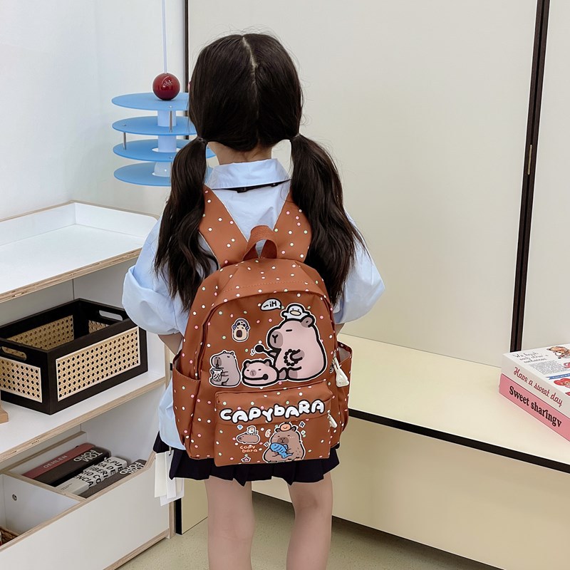 Jardín de infantes transfronterizos lindas mochilas de impresión casuales mochilas de dibujos animados de gran capacidad mochilas para niños y niñas