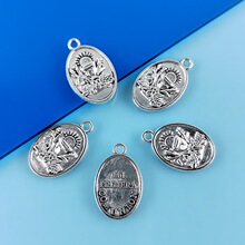 1.6*2.5cm����DIY�Ͻ����ŷ��Ӣ�Ļ���������Բ����������������