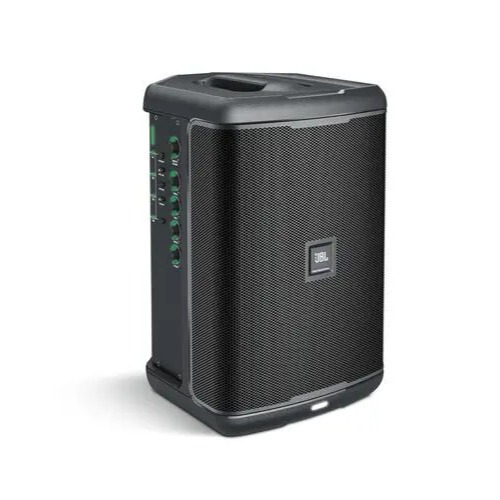 J.B.L Eon One Compact Portable All-In-One Active Karaoke Speaker with Black Plastic Casing and Built-In Battery