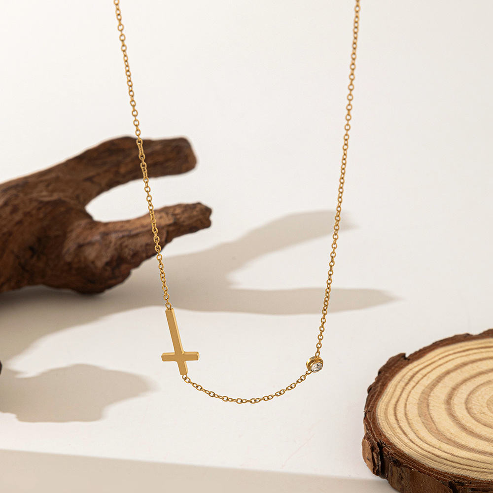 Pulsera de Acero de Titanio de Dongguan, Estilo Europeo y Americano, Diseño de Doble Cadena con Cuchillas, Exagerada, Hip-Hop, para Otoño e Invierno, No se Destiñe, para Mujer