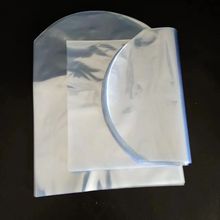 厂家供应透明包装盒塑封防尘袋弧形膜圆底PVC热收缩袋异形袋
