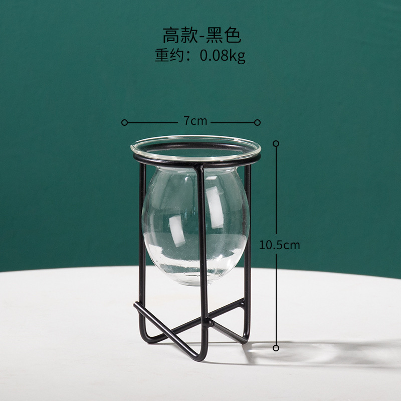 키가 큰 스타일 - 검은색 수경 장식품