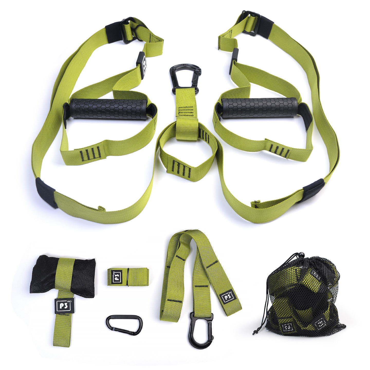 Cinturón de entrenamiento de suspensión para fitness en casa P3, equipo de fitness, cinturón de dominadas, banda de resistencia azul marino, sistema de entrenamiento de suspensión.